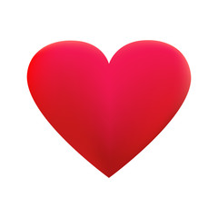 Beautiful red heart. Bright, romance, love. Can be used for topics like amour, relationship, Valentines day