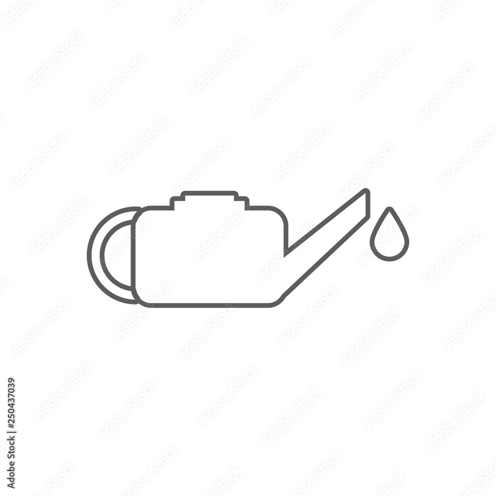 Aufkleber engine oil icon. element of oil for mobile concept and web apps icon. outline, thin line icon for we