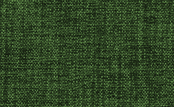 Closeup green or olive green color fabric texture. Green fabric strip line pattern design or upholstery abstract background. Hi resolution image..