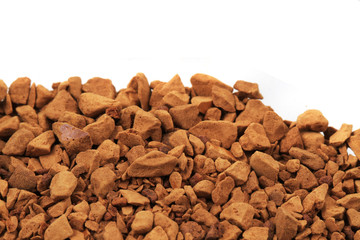 instant coffee isolated