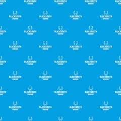 Shop blacksmith pattern vector seamless blue repeat for any use