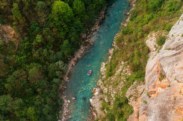 Rafting on the river Tara, Durmitor National Park, Montenegro