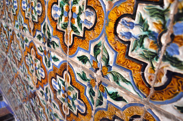 Old Tiles, Granada, Spain