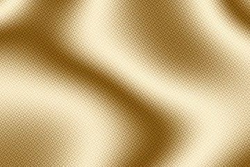 Fototapeta premium Gold fabric pattern and vintage textile background, art ornament.
