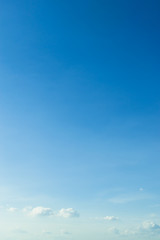 clear blue sky