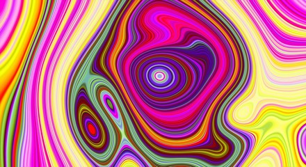 Psychedelic abstract pattern and hypnotic background for trend art,  creative design.