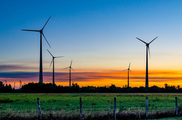Renewable energy with wind turbines