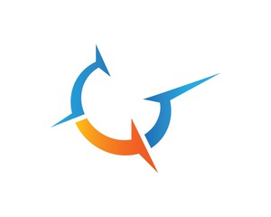 Compass Logo Template vector icon illustration