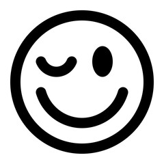 Winky face emoji