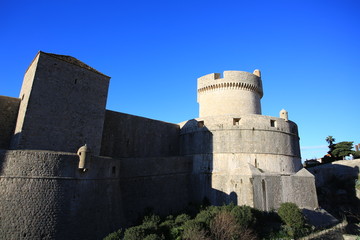 Fototapeta na wymiar castle of dubrovnik