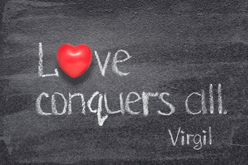 love conquers Virgil