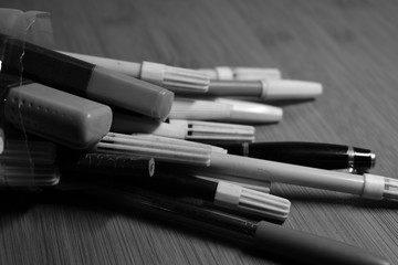 Naklejka premium pen and ink