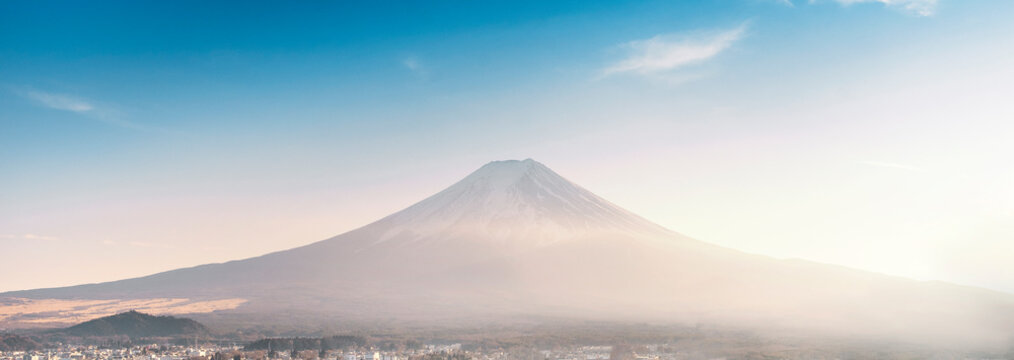Panorama of Fuji Mountain, Japan