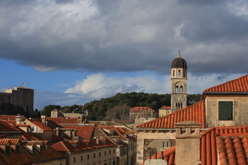 Fototapeta premium croatia dubrovnik clock tower