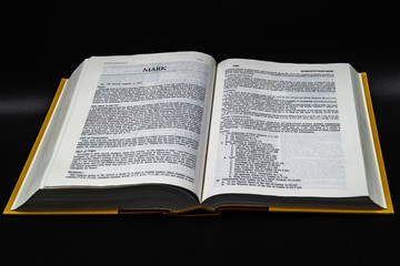 Fototapeta na wymiar Bible Gospel of Mark