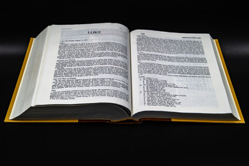 Fototapeta premium Bible Gospel of Luke