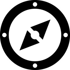 Compass instrument for direction