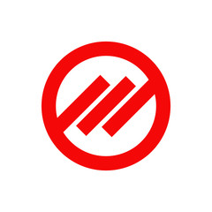 W letter logo design vector template