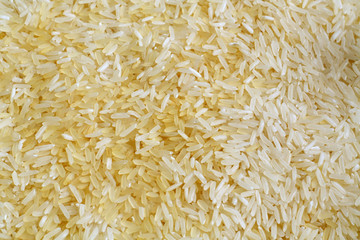 Pile of white rice.