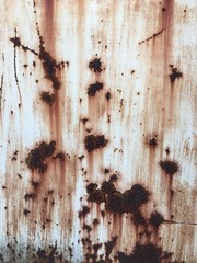 Steel sheet with rust
