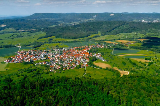 Aerial view of Bavaria, Germany