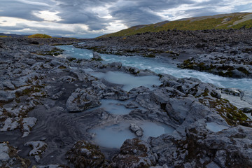 Landschaft an der F550, Island