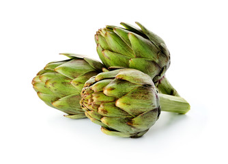 Fototapeta premium Artishok on white background