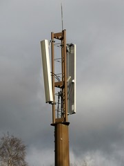 Mobile Phone Mast by Railway Line, Chorleywood, Hertfordshire