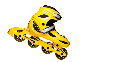 Roller skates isolated on white background