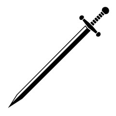 Sword. Vector illustration