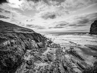 Beautiful Cliffs and Coastline of Crackington Haven Cornwall