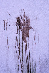 Wandverschmutzung, Strukturen und Muster