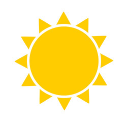 Sun icon vector