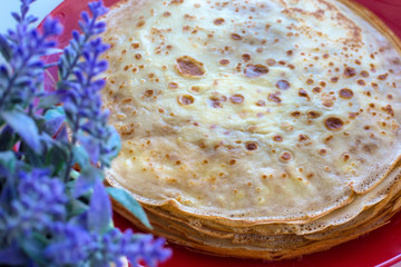 Mardi Gras and pancakes