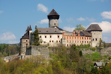 Fototapeta na wymiar Castle Sovinec. Central Moravia. Europe. 