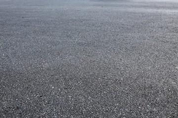 black asphalt road