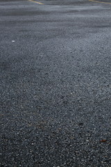 black asphalt road