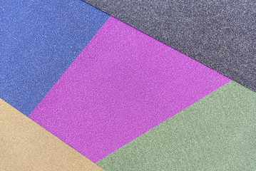 Fototapeta premium Abstract pastel colored paper texture minimalism background. Minimal geometric shapes and lines in colours.