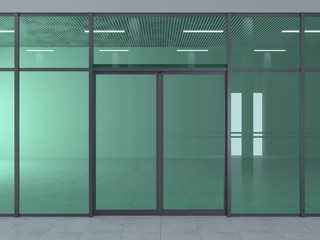 Automatic sliding doors