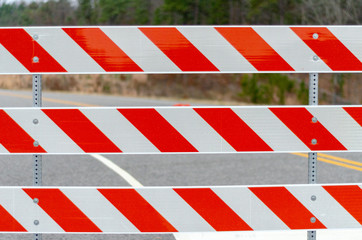 no entry road construction blockade