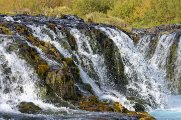 Obraz premium am Bruarfoss, Island