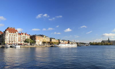 Fototapeta na wymiar Skyline von Stockholm
