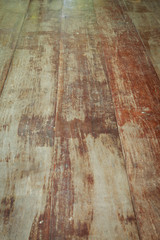 old wood plank of floor