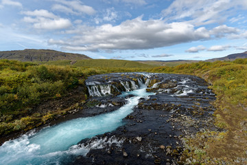 am Bruarfoss, Island