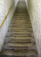 stairs to the old manor