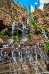 Silver Falls Near Pagosa Springs Colorado