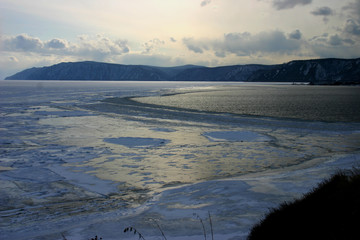  frozen lake Baikal