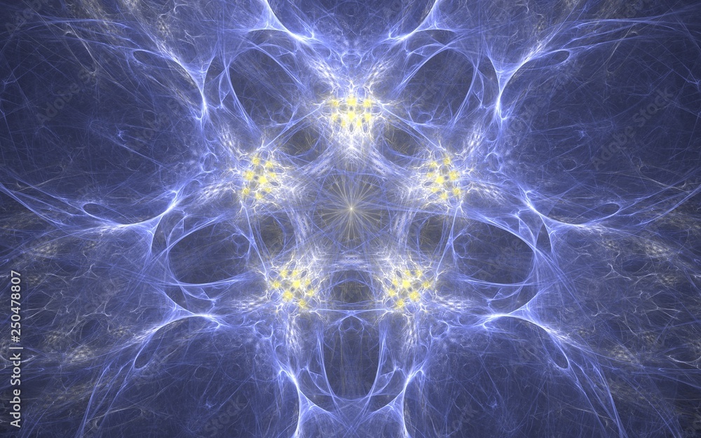 Fototapete digital generated image in the form of abstract geometric shapes of various shades and colors for us