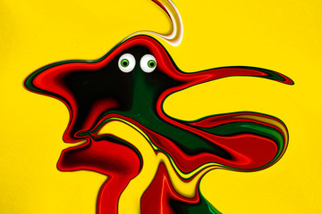 Faced Illustration Art