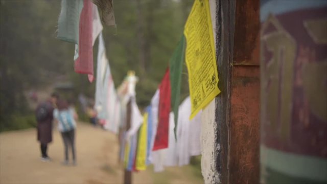 Tiger's nest dharma wheel - Paro Taktsang